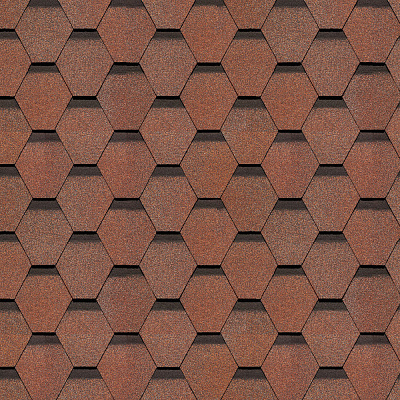 Гибкая черепица Docke PIE EUROPA коллекция КАRАТ Красный 3,0м2/уп фото Центр Металлокровли