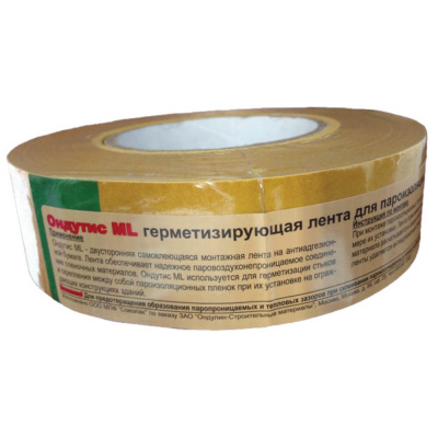 Монтажная лента Ондутис ML (ширина 38 мм, длина 50 м) цвет желтый фото 1