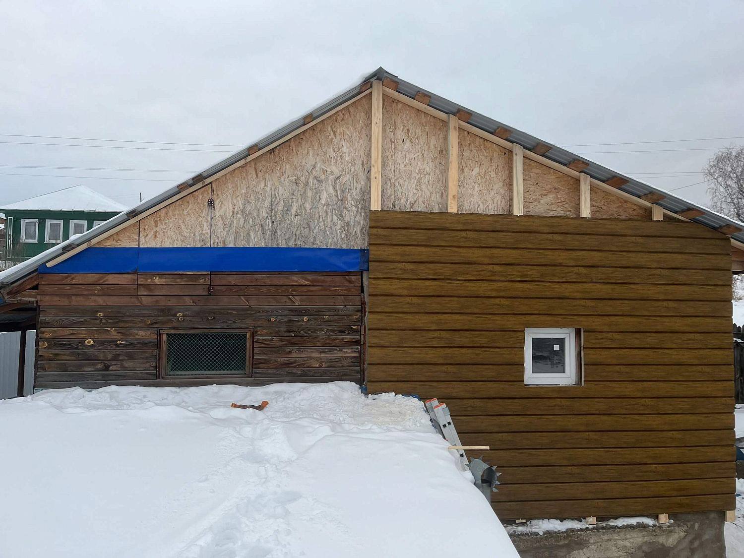 Металлосайдинг ЕВРО-БРУС Орех Миланский 3D Принтек